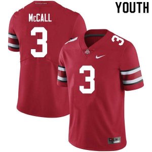 Youth Ohio State Buckeyes #3 Demario McCall Scarlet Nike NCAA College Football Jersey New Release TUQ1644KX